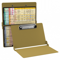 WhiteCoat Clipboard® - Tactical Brown Anesthesia Edition